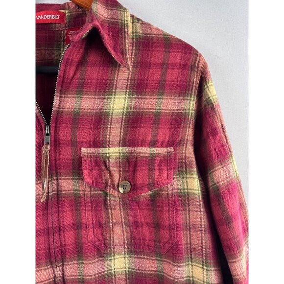 Gloria Vanderbilt Womens Plaid Flannel Shirt Size S Buttoned Pockets - Picture 3 of 5